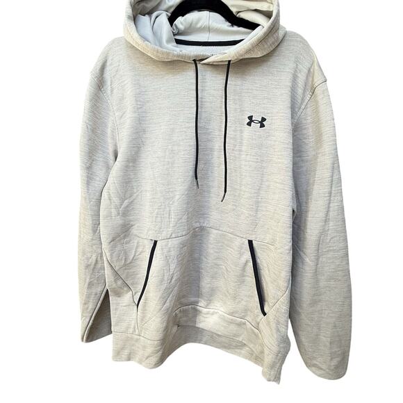Under Armour Sweatshirt Tan Beige Large Sweater - Picture 1 of 2